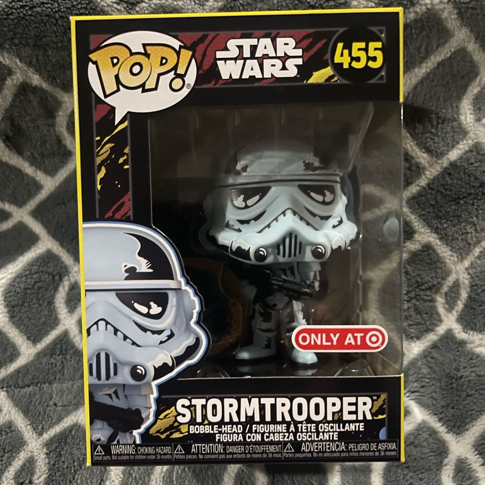 Funko Pop! Stormtrooper #455 ! Star Wars ! Comic Book Collection ! Target Exc !